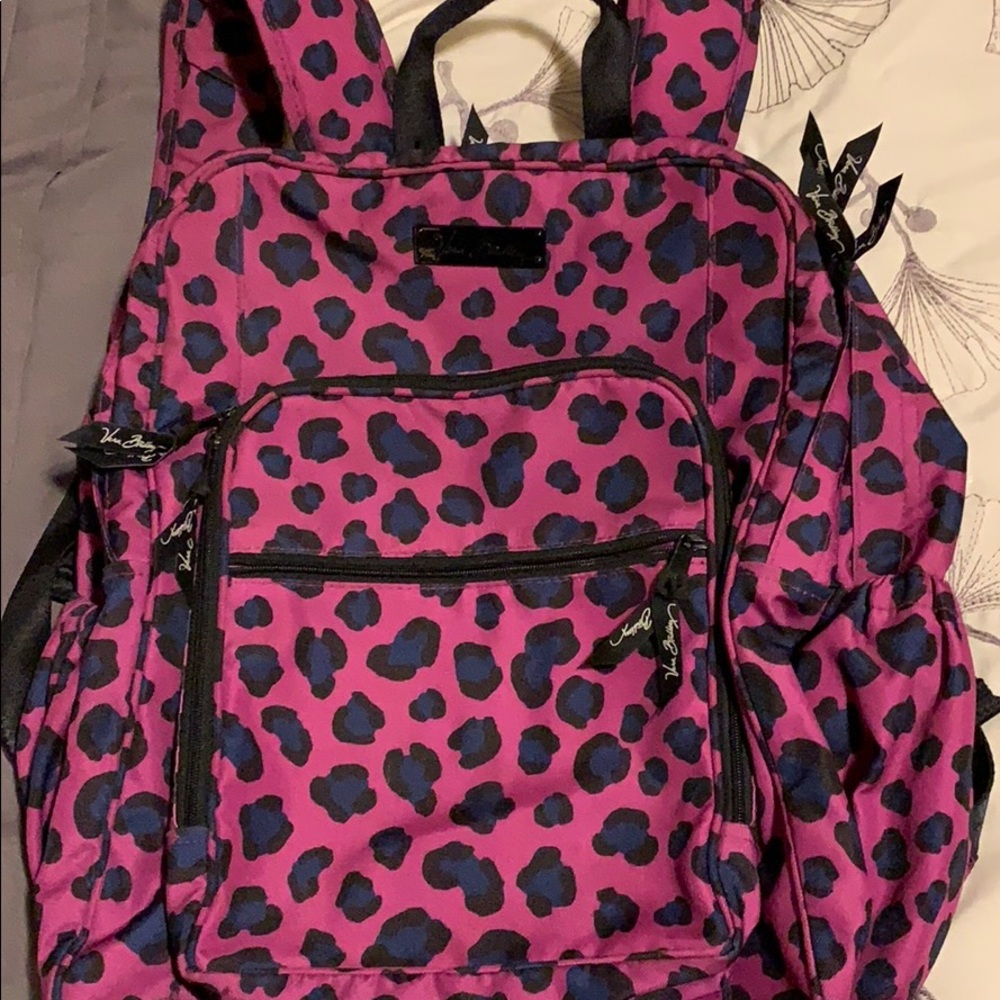 Vera Bradley cheetah print large backpack